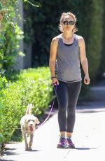 NATALIE PORTMAN Out with Her Dog Charlie in Los Angeles 08/02/2019