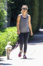 NATALIE PORTMAN Out with Her Dog Charlie in Los Angeles 08/02/2019