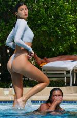 NICOLE WILLIAMS in Bikini at Her Hotel in Las Vegas 08/192019