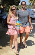 NICOLETTE VAN DAM and Bas Smit Out in Marbella 07/29/2019