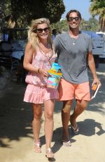 NICOLETTE VAN DAM and Bas Smit Out in Marbella 07/29/2019