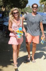 NICOLETTE VAN DAM and Bas Smit Out in Marbella 07/29/2019