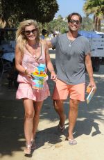 NICOLETTE VAN DAM and Bas Smit Out in Marbella 07/29/2019