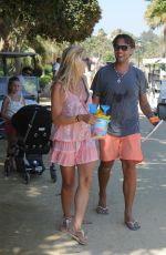 NICOLETTE VAN DAM and Bas Smit Out in Marbella 07/29/2019