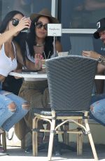 NIKKI and BRIE BELLA and Artem Chigvintsev Out for Lunch in Los Angeles 08/08/2019