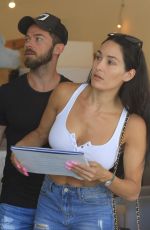 NIKKI and BRIE BELLA and Artem Chigvintsev Out for Lunch in Los Angeles 08/08/2019