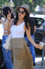NIKKI and BRIE BELLA and Artem Chigvintsev Out for Lunch in Los Angeles 08/08/2019