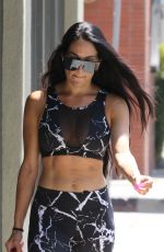 NIKKI BELLA Heading to a Gym in West Hollywood 07/31/2019