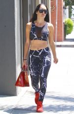 NIKKI BELLA Heading to a Gym in West Hollywood 07/31/2019