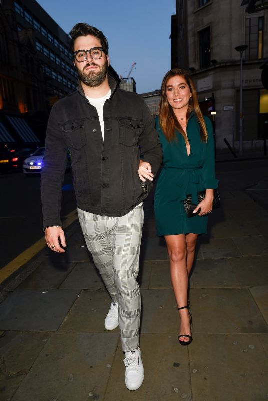 NIKKI SANDERSON and Greg Whitehurst Night Out in Manchester 08/02/2019