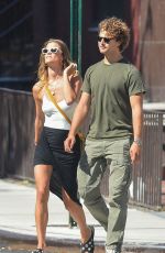 NINA AGDAL and Jack Brinkley Out for Lunch in New York 08/29/2019