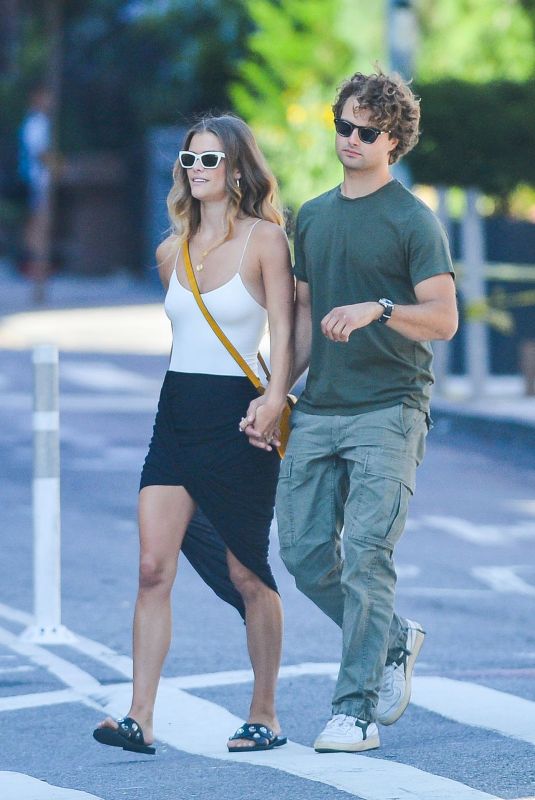 NINA AGDAL and Jack Brinkley Out for Lunch in New York 08/29/2019