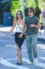 NINA AGDAL and Jack Brinkley Out for Lunch in New York 08/29/2019