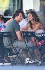 NINA AGDAL and Jack Brinkley Out for Lunch in New York 08/29/2019