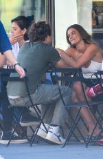 NINA AGDAL and Jack Brinkley Out for Lunch in New York 08/29/2019