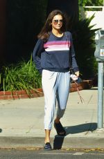 NINA DOBREV Heading to a Spa in Los Angeles 08/26/2019