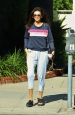 NINA DOBREV Heading to a Spa in Los Angeles 08/26/2019