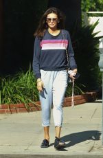 NINA DOBREV Heading to a Spa in Los Angeles 08/26/2019