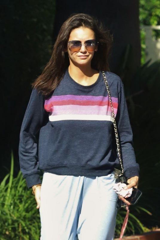 NINA DOBREV Heading to a Spa in Los Angeles 08/26/2019