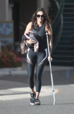 NINA DOBREV Leaves Pilates Class in West Hollywood 08/14/2019