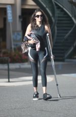 NINA DOBREV Leaves Pilates Class in West Hollywood 08/14/2019