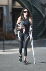 NINA DOBREV Leaves Pilates Class in West Hollywood 08/14/2019