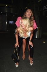 OLIVIA ATTWOOD and CHARLOTTE DAWSON Night Out in Manchester 08/03/2019