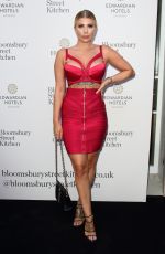 OLIVIA BUCKLAND at Bloomsbury Street Kitchen Restaurant Launch Party in London 08/08/2019