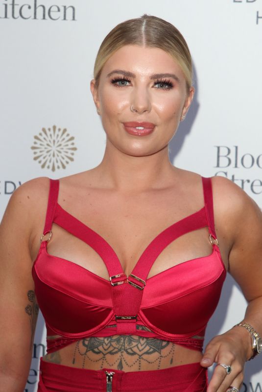 OLIVIA BUCKLAND at Bloomsbury Street Kitchen Restaurant Launch Party in London 08/08/2019