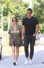 OLIVIA PALERMO and Johannes Huebl Out in Brooklyn 08/10/2019