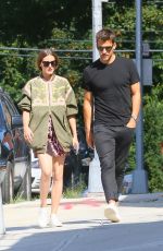 OLIVIA PALERMO and Johannes Huebl Out in Brooklyn 08/10/2019