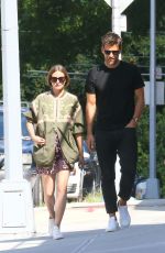 OLIVIA PALERMO and Johannes Huebl Out in Brooklyn 08/10/2019
