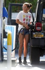 PARIS BERELC at a Gas Station in Los Feliz 08/09/2019