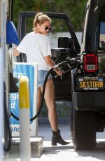 PARIS BERELC at a Gas Station in Los Feliz 08/09/2019