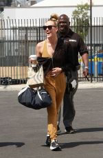 PETA MURGATROYD Arrives at Dancing with the Stars Rehearsal in Hollywood 08/28/2019