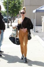 PETA MURGATROYD Arrives at Dancing with the Stars Rehearsal in Hollywood 08/28/2019