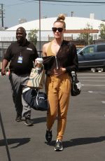 PETA MURGATROYD Arrives at Dancing with the Stars Rehearsal in Hollywood 08/28/2019