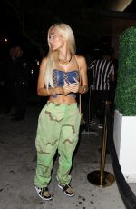 PIA MIA PEREZ at Bootsy Bellows in West Hollywood 08/06/2019