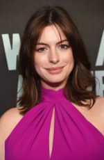 Pregnant ANNE HATHAWAY at Fiji Water at Sea Wall / A Life Opening Night on Broadway in New York 08/08/2019