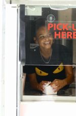 Pregnant CHRISTINA MILIAN Assists Customers at Her Beignet Box Food Truck 08/01/2019