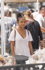 Pregnant CHRISTINA MILIAN at Beignet Box Food Truck in Los Angeles 08/10/2019