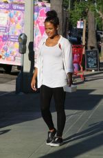 Pregnant CHRISTINA MILIAN at Beignet Box Mobile Unit in Los Angeles 08/09/2019