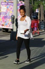 Pregnant CHRISTINA MILIAN at Beignet Box Mobile Unit in Los Angeles 08/09/2019