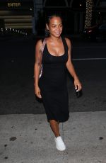 Pregnant CHRISTINA MILIAN at Madeo Restaurant in Beverly Hills 08/08/2019