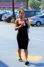 Pregnant CHRISTINA MILIAN Heading to Nail Salon in Los Angeles 08/22/2019
