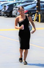 Pregnant CHRISTINA MILIAN Heading to Nail Salon in Los Angeles 08/22/2019