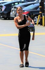Pregnant CHRISTINA MILIAN Heading to Nail Salon in Los Angeles 08/22/2019