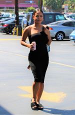 Pregnant CHRISTINA MILIAN Heading to Nail Salon in Los Angeles 08/22/2019
