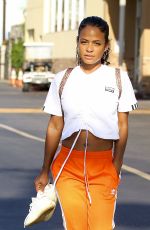 Pregnant CHRISTINA MILIAN Leaves a Nail Salon in Los Angeles 08/09/2019