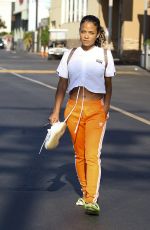 Pregnant CHRISTINA MILIAN Leaves a Nail Salon in Los Angeles 08/09/2019